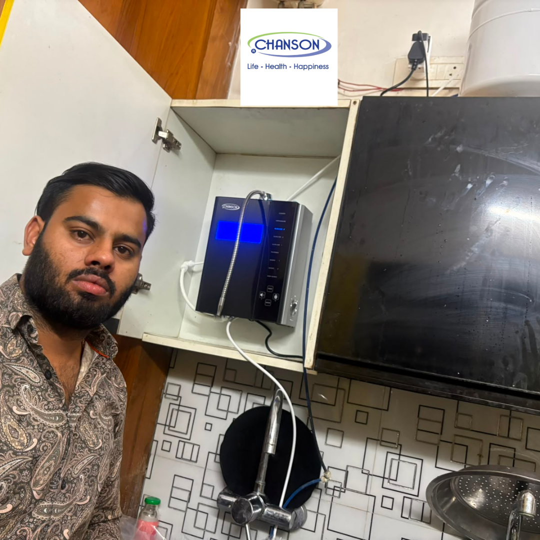 New Installation of Chanson Water India ionizer installed at Bangels Market, Ghaziabad 201009.